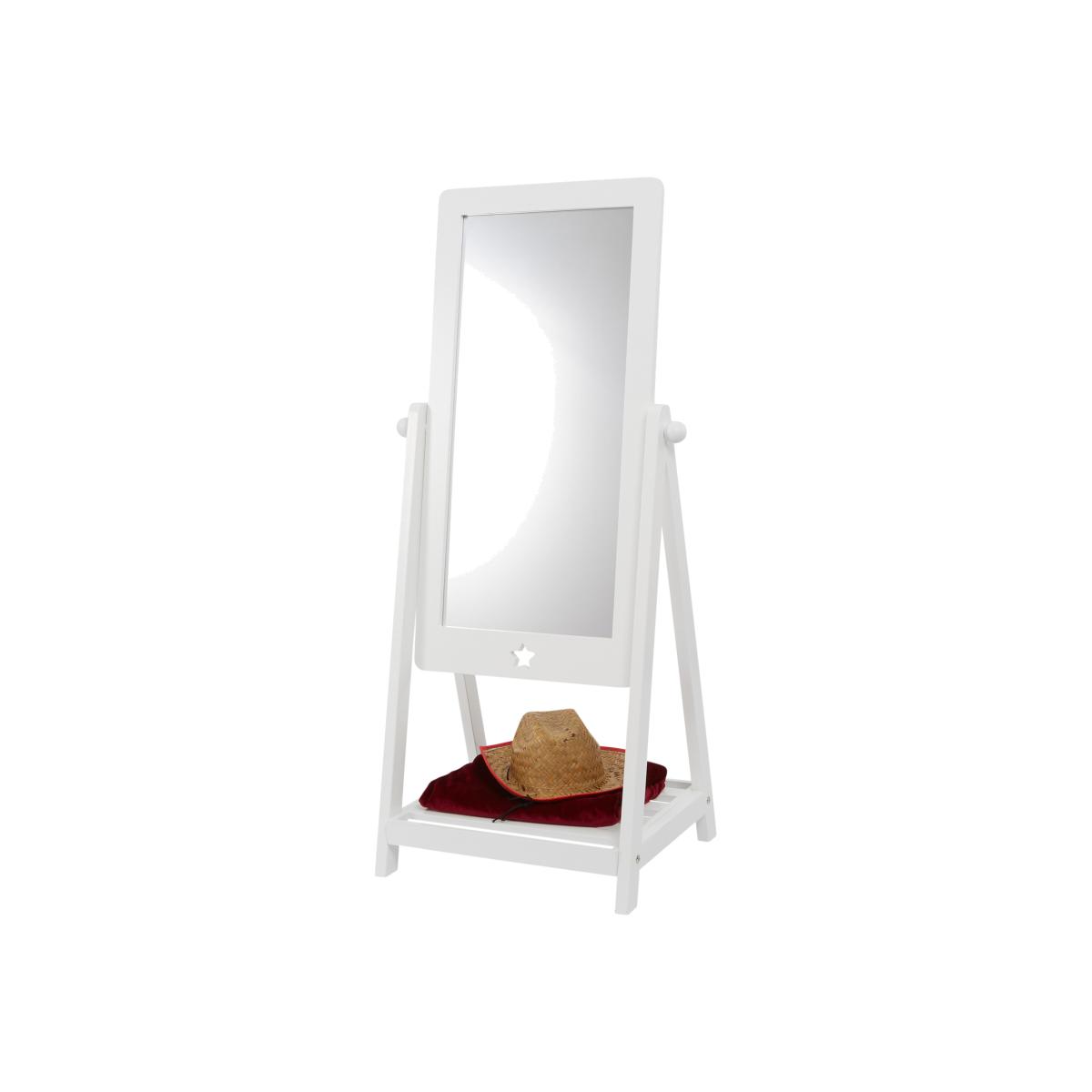 Kids White Dressing Mirror - White – image 1