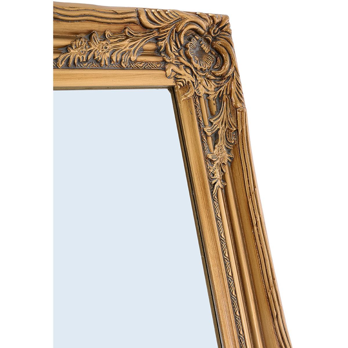 Contemporary Gold Carved Full Length Mirror - Gold – image 7