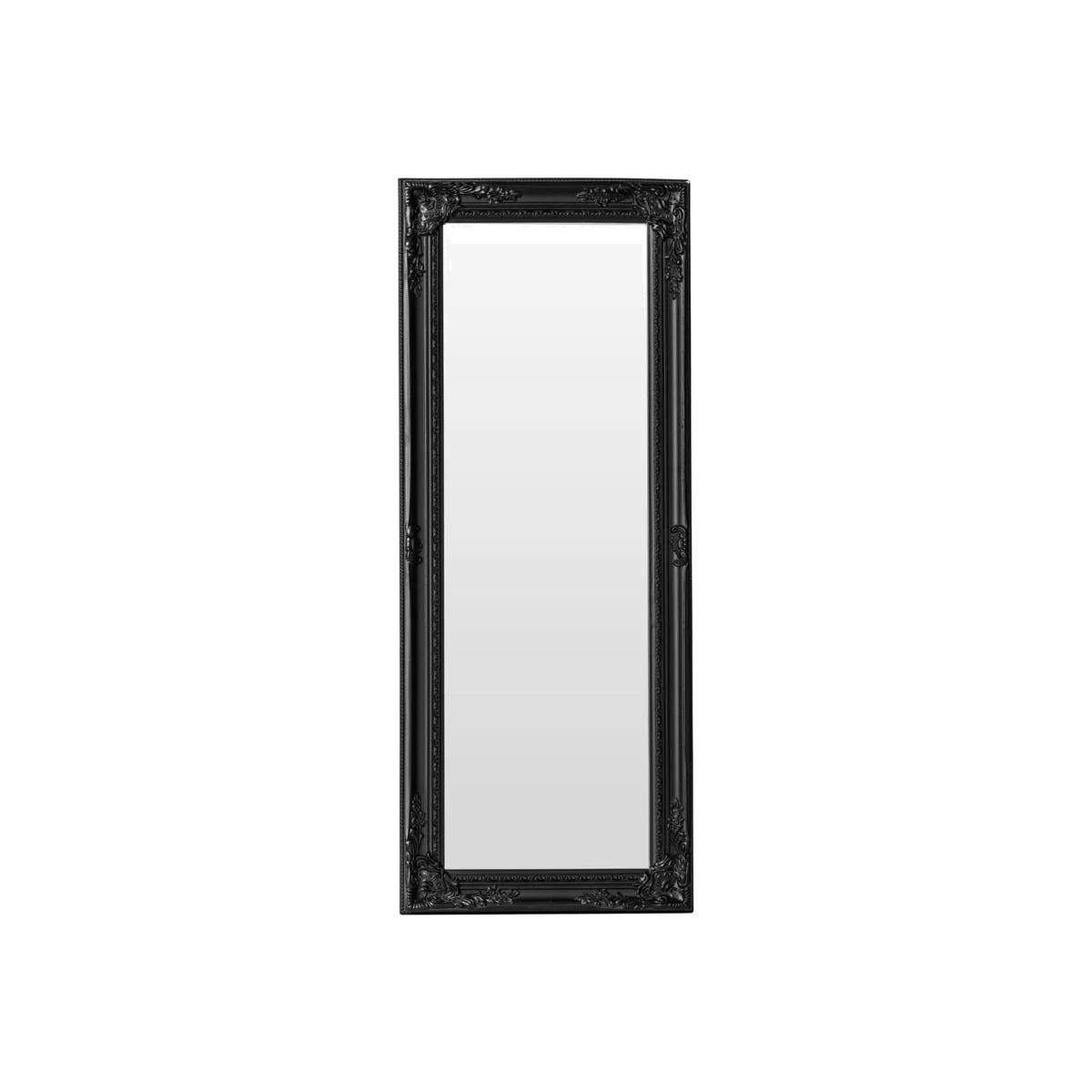 Premier Housewares Chic Vintage Black finish Wall Mirror - Black – image 1