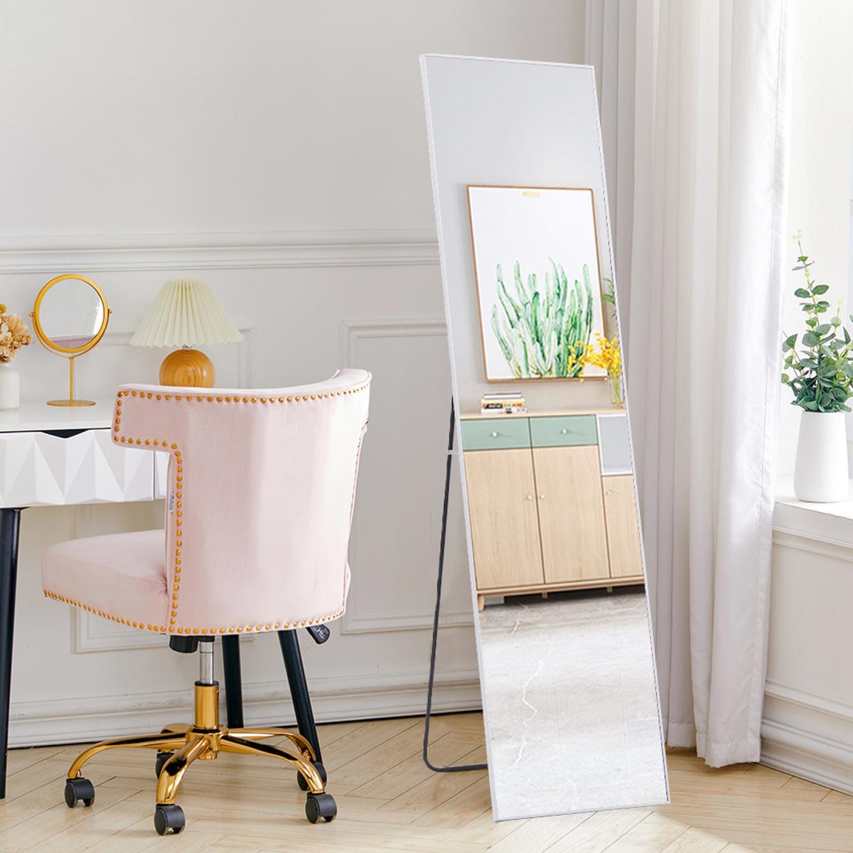 Rectangle Full Length Dressing Mirror - Sliver – image 2