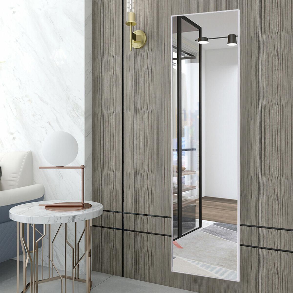Rectangle Full Length Dressing Mirror - Sliver – image 1