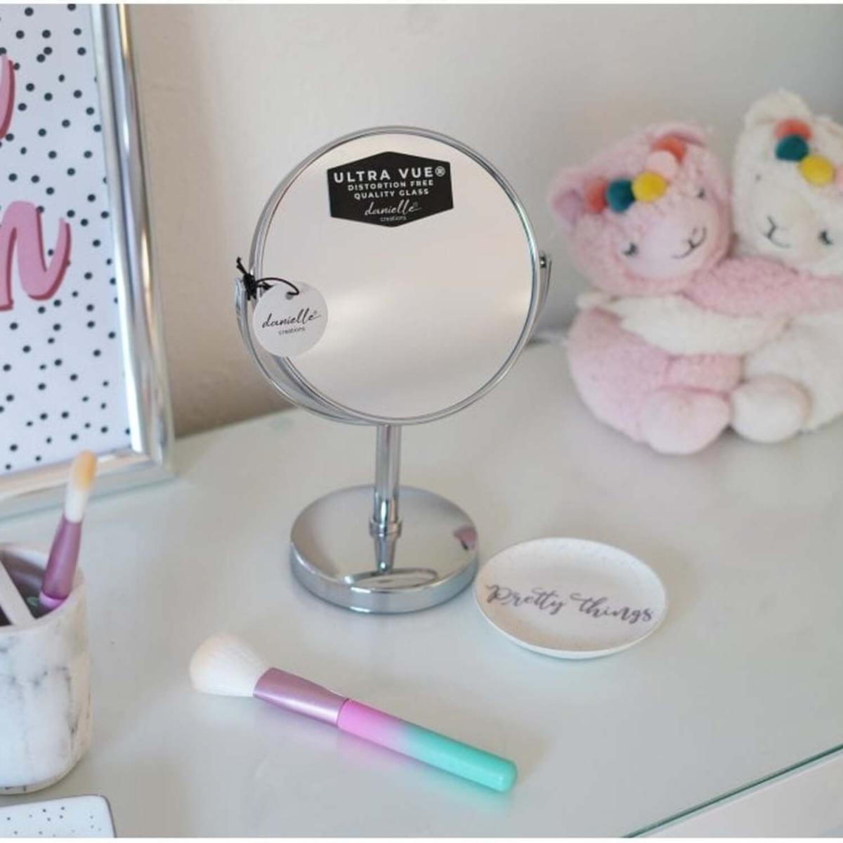Midi Classic Chrome Mirror - Silver