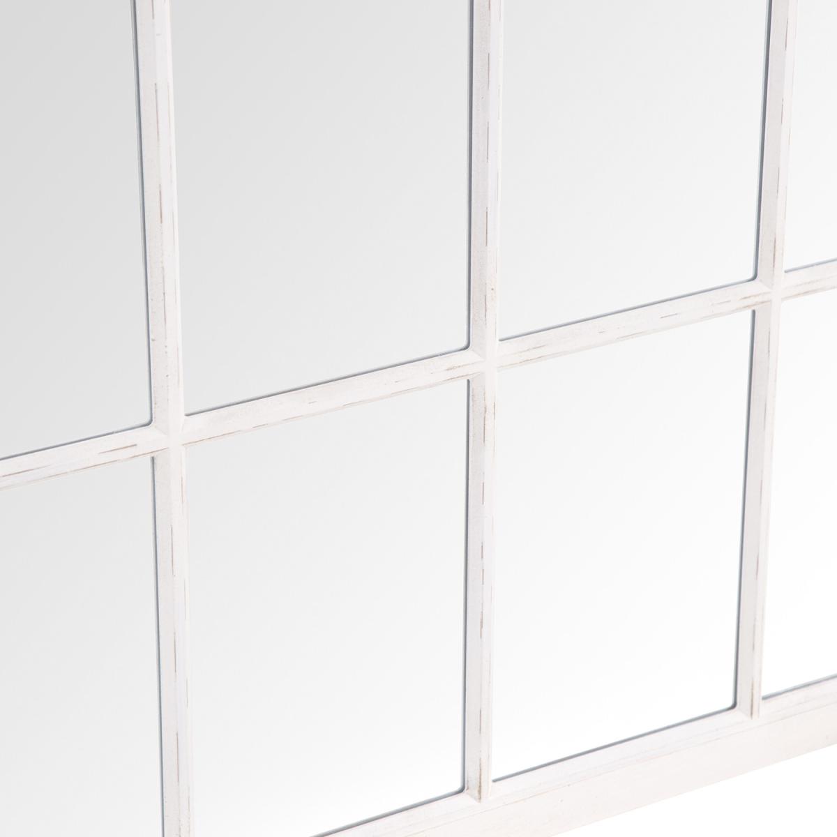Leaner Window Mirror - Distressed White – image 3