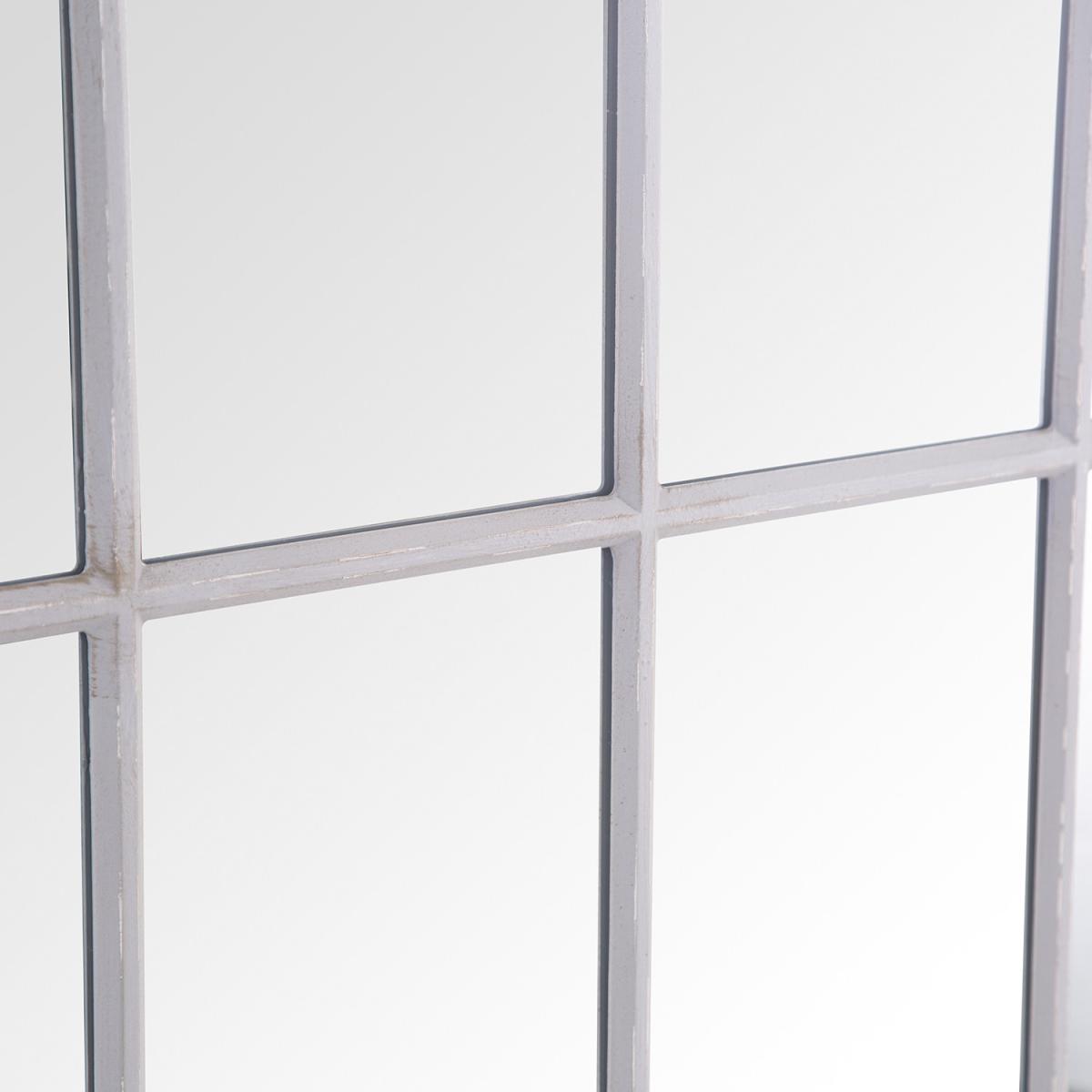 Leaner Window Mirror - Distressed White – image 5