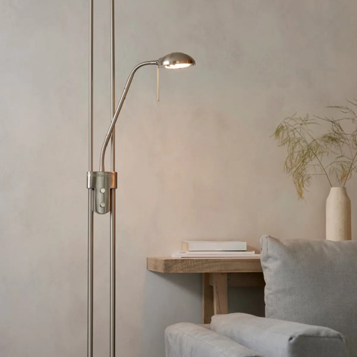 Return - Vogue Rome Mother & Child Floor Lamp, Nickel – image 3
