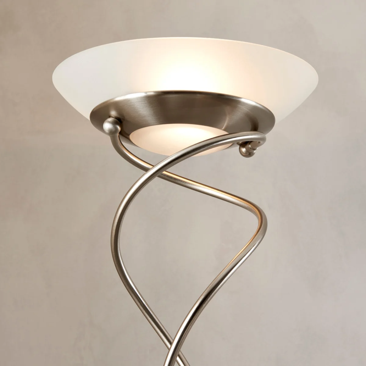 Monaco Mother & Child Floor Lamp Satin Chrome – image 2