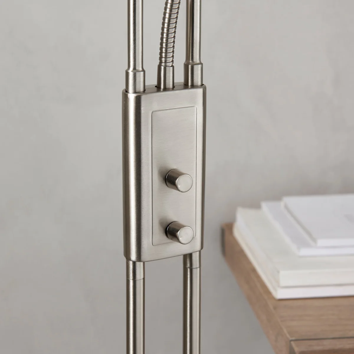 Monaco Mother & Child Floor Lamp Satin Chrome – image 4