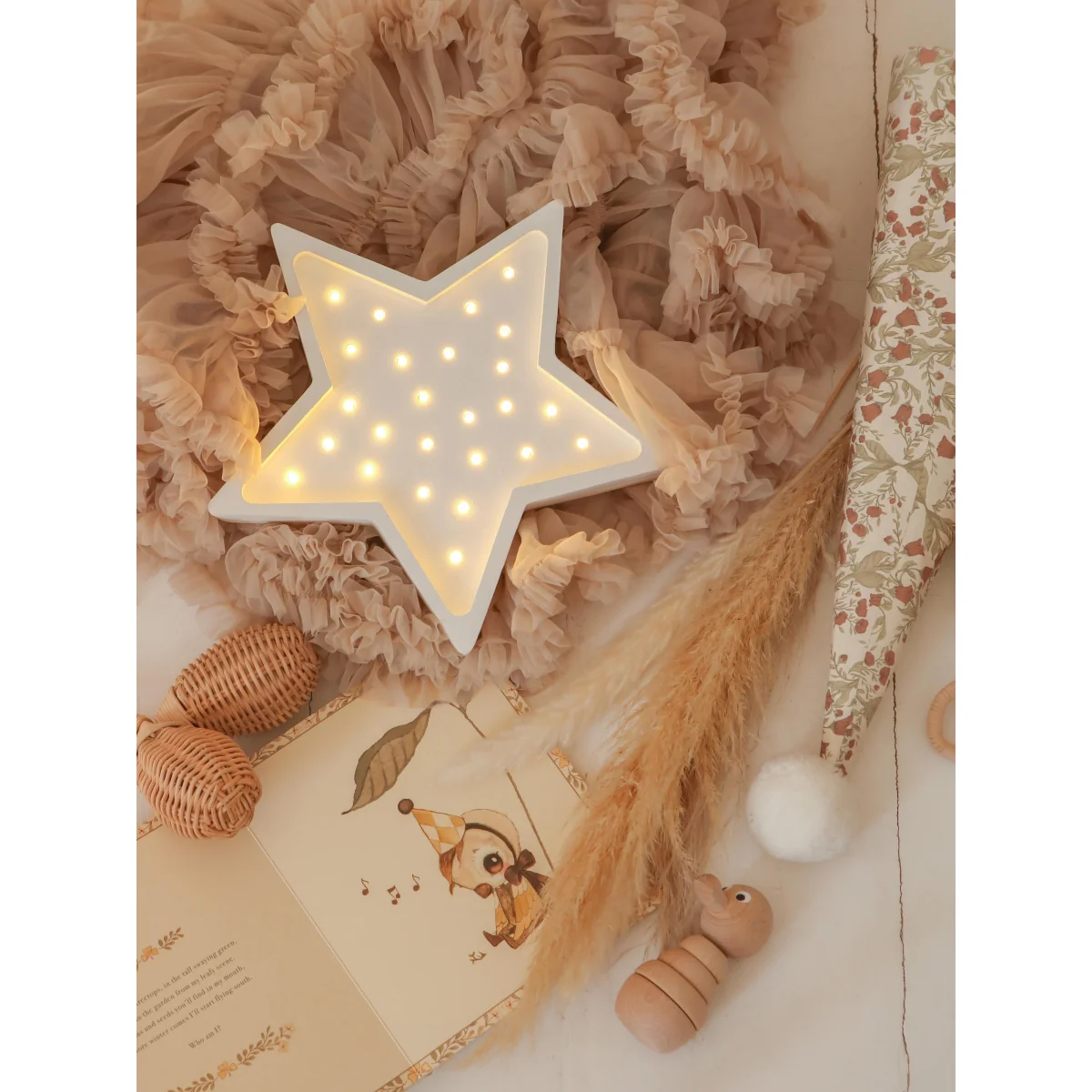 Kids Handmade LED Lamp Star with Timer Function and Remote Control, Dimmable – image 2