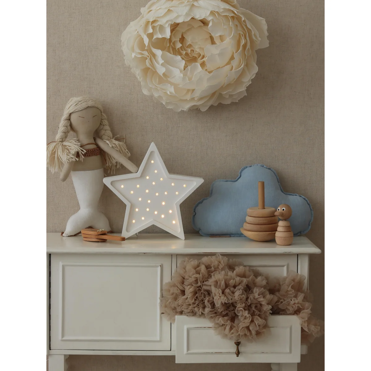 Kids Handmade LED Lamp Star with Timer Function and Remote Control, Dimmable – image 4