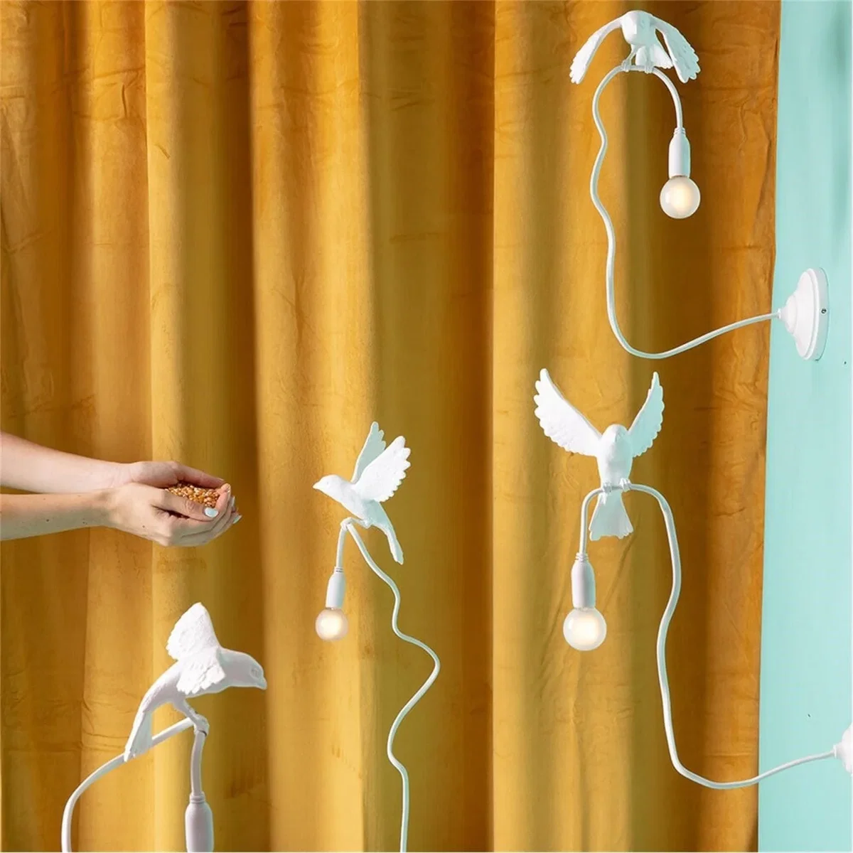 Sparrow Landing USB Resin Table Lamp – image 2