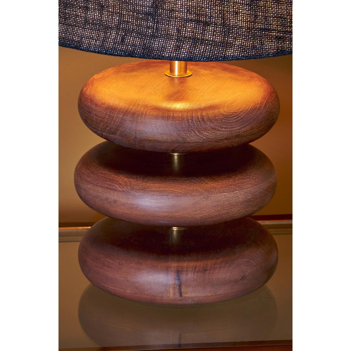 nkuku Kankad Mango Wood Table Lamp – image 3