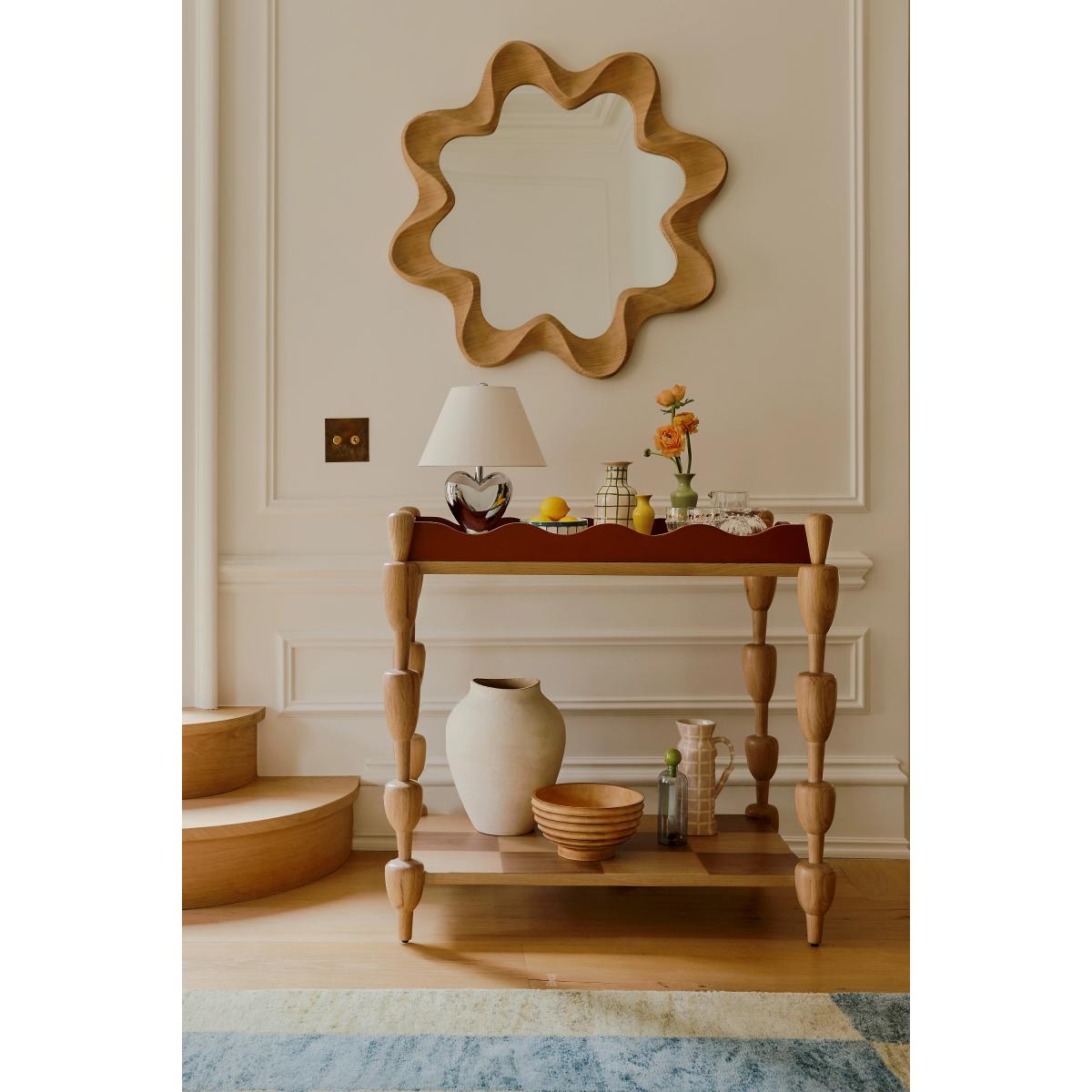 Amor Metallic Heart Table Lamp – image 2