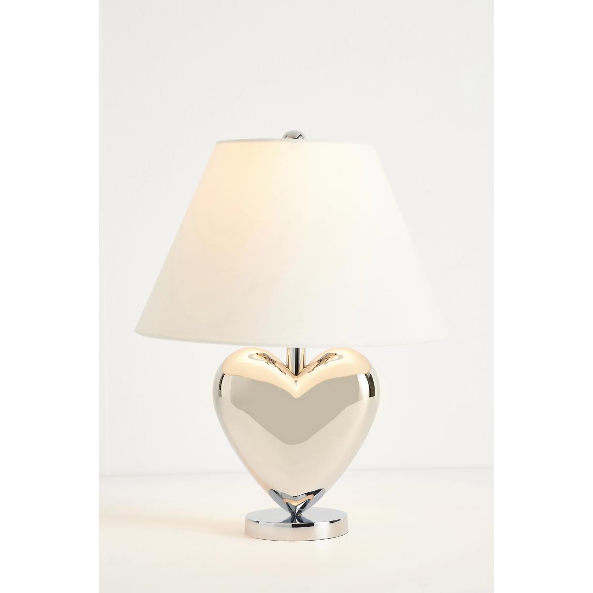 Amor Metallic Heart Table Lamp – image 6