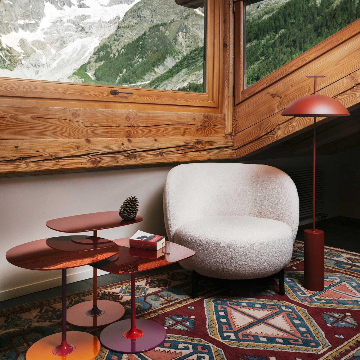 Kartell Geen-A Lamp With Dimmer, Red | Barker & Stonehouse – image 2