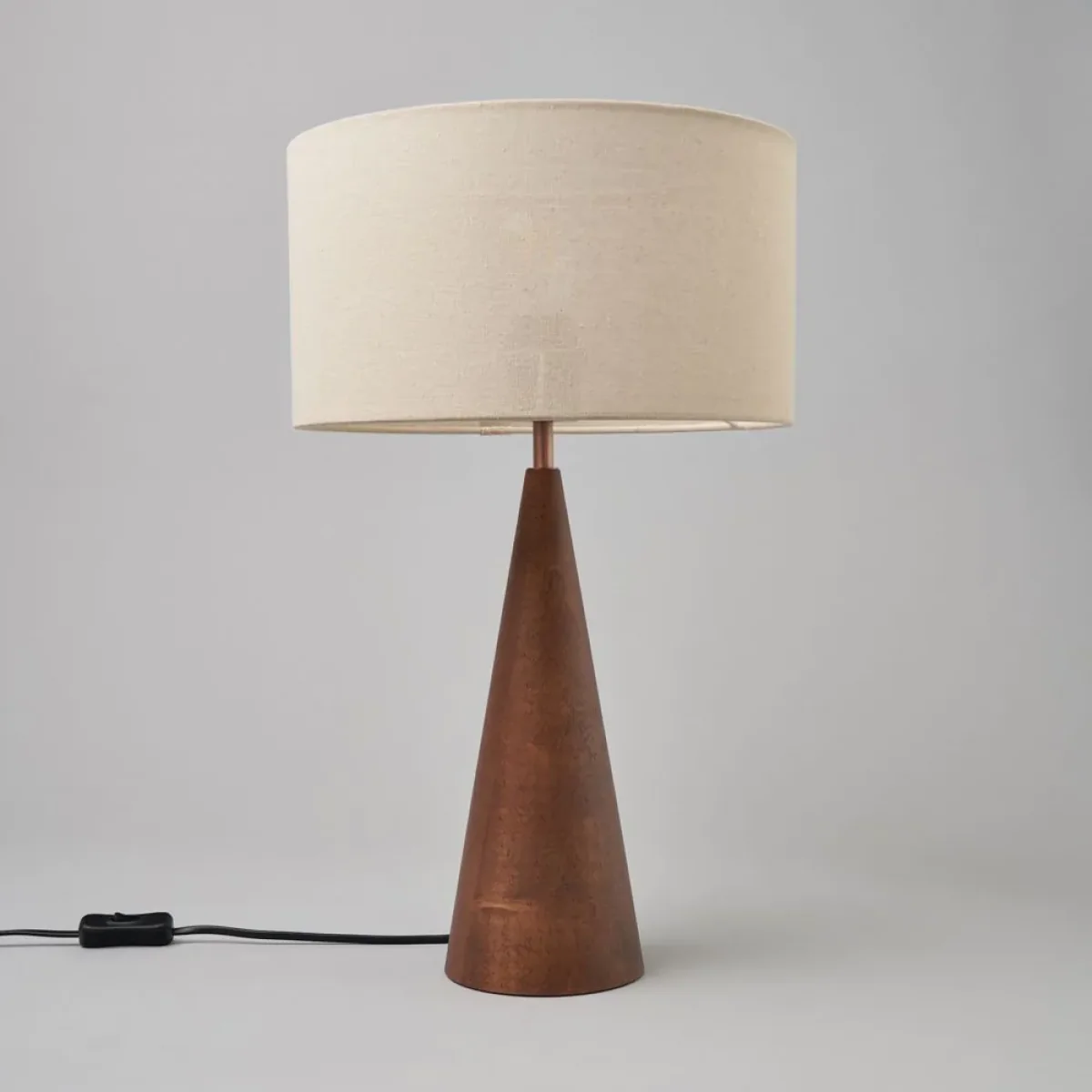 Clyde Wooden Table Lamp, Brown – image 4