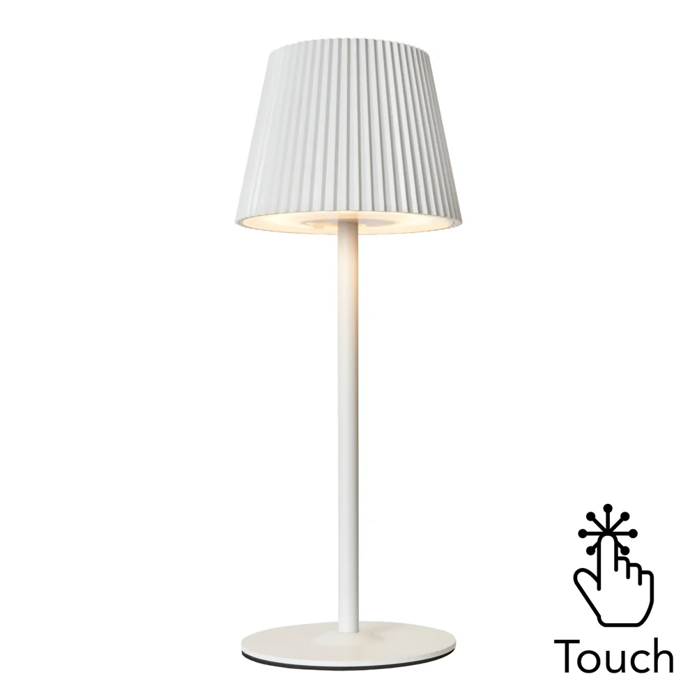 Esther Rechargeable Table Lamp, White – image 2