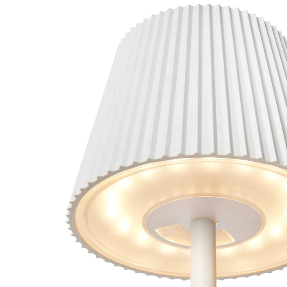Esther Rechargeable Table Lamp, White – image 7