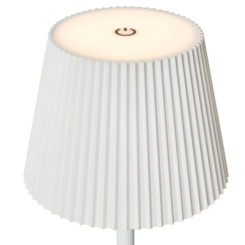 Esther Rechargeable Table Lamp, White – image 8