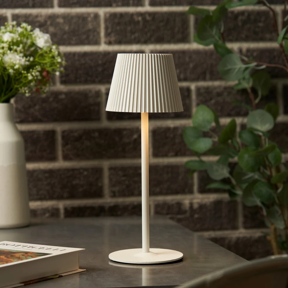 Esther Rechargeable Table Lamp, White – image 9