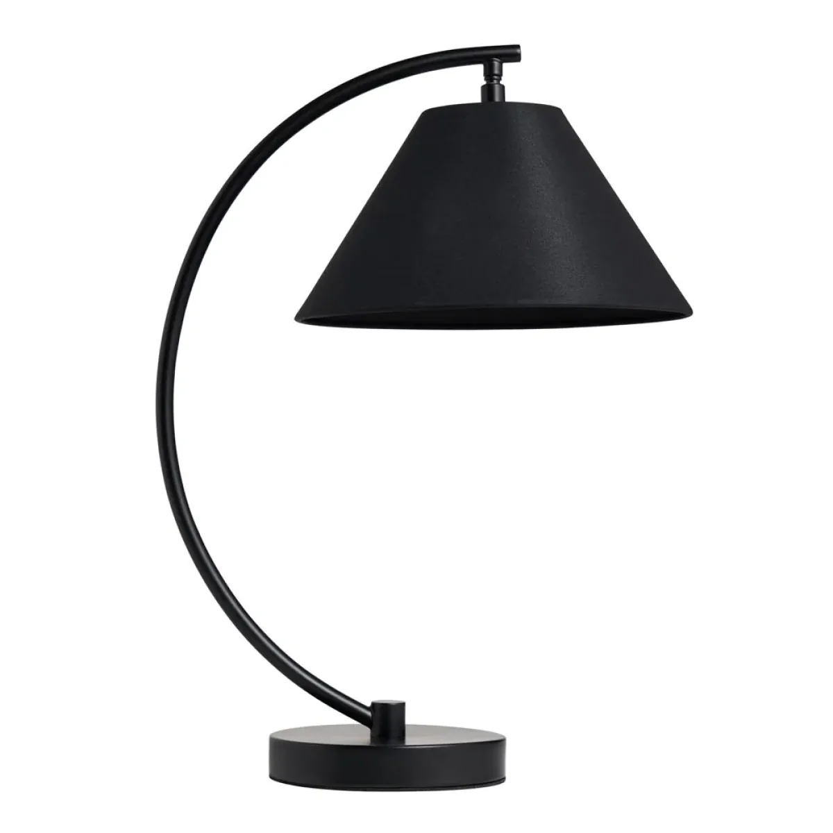 Nellie Curved Table Lamp, Matte Black – image 6