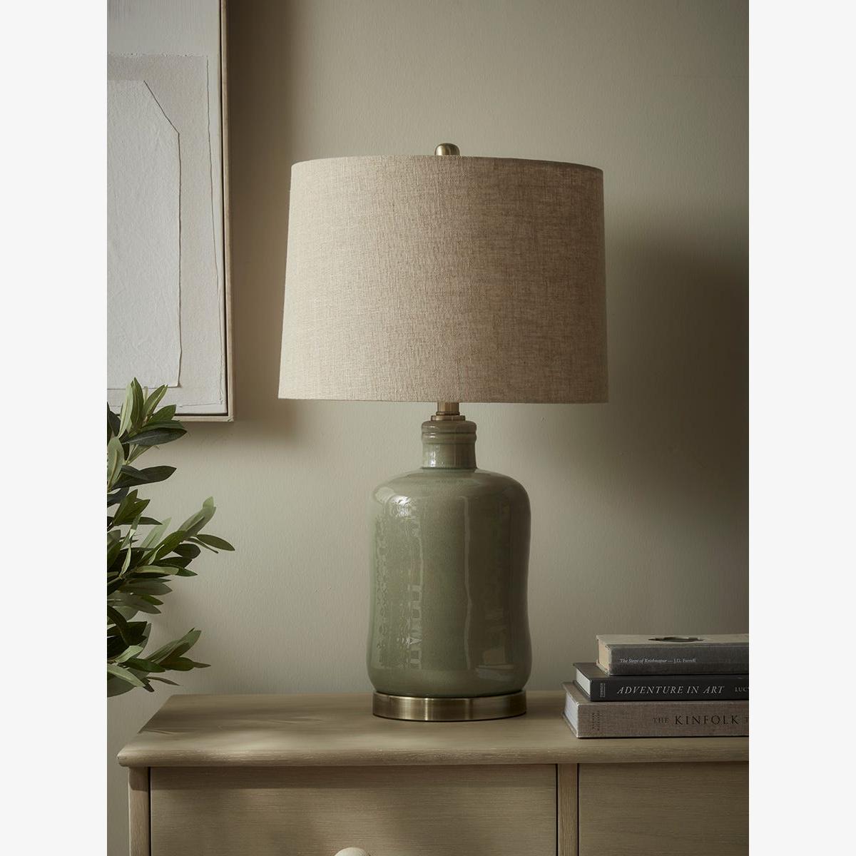 Sage & Brass Table Lamp – image 1