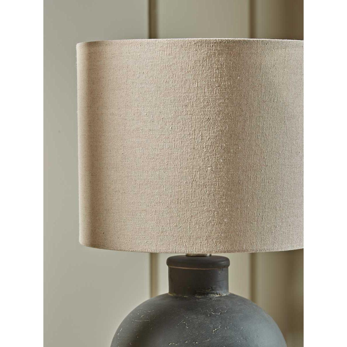 Round Striped Table Lamp – image 4