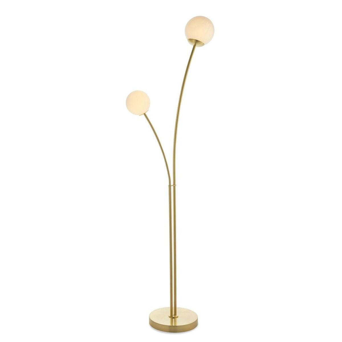 £30 Off Bloom Floor Lamp, Opal & Brass – image 4