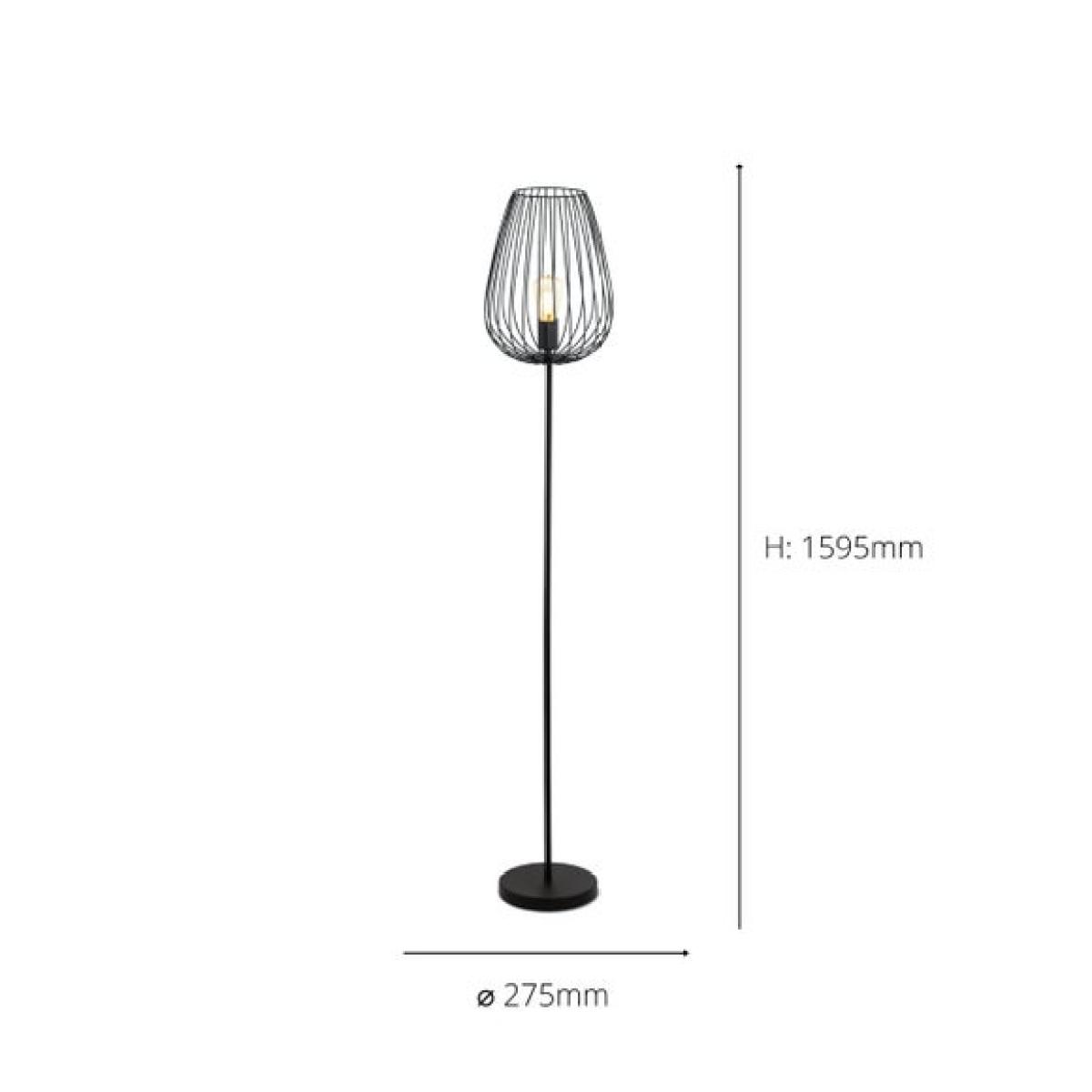 Return - EGLO Newtown Mid Century Floor Lamp – image 5