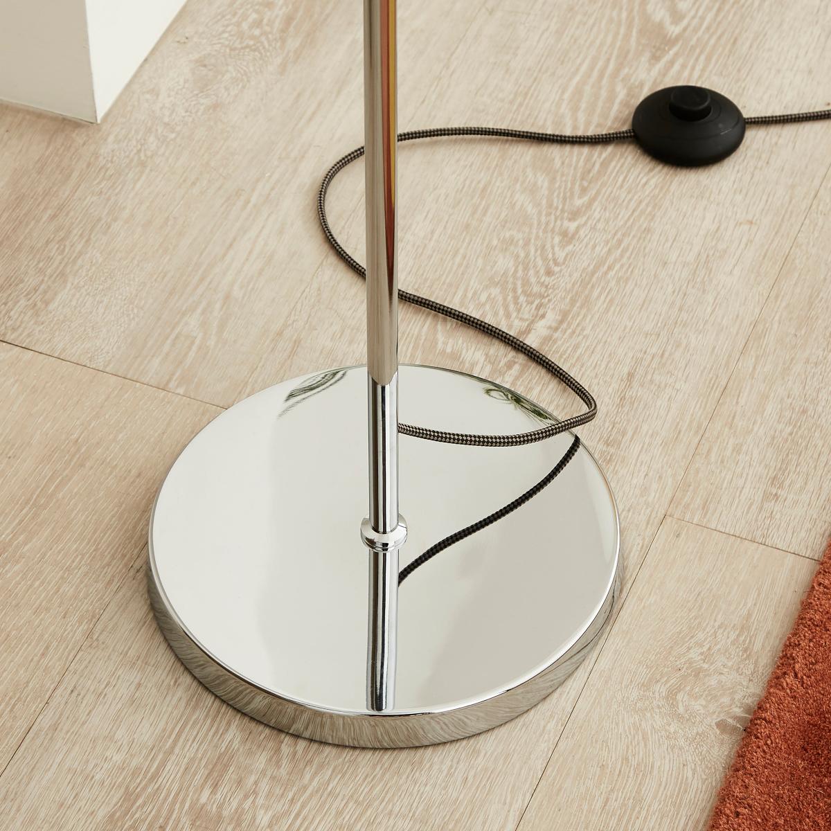 Elements Bennett Floor Lamp Silver – image 3