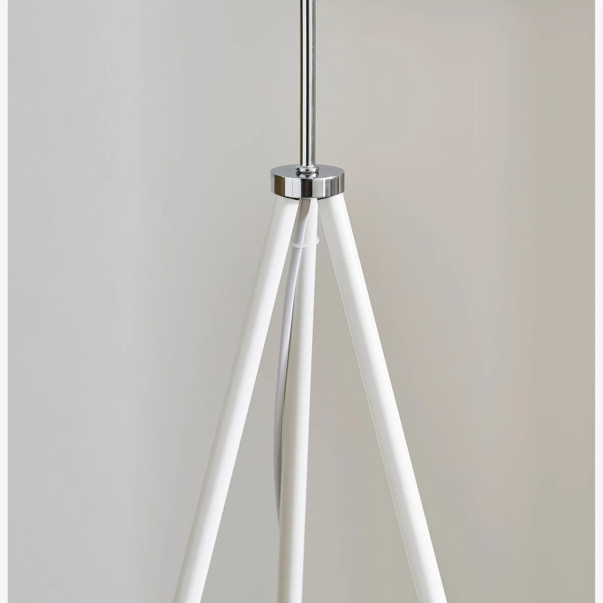 Orson Industrial Tripod Floor Lamp White – image 1