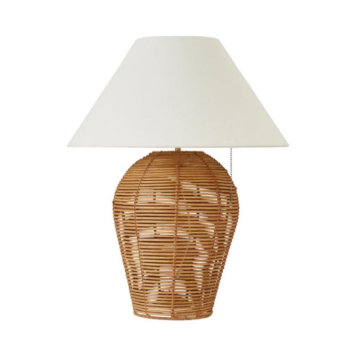 Churchgate Round Rattan Table Lamp – image 5