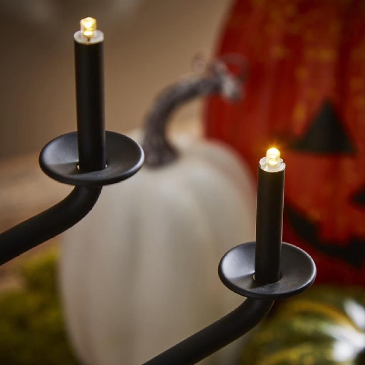 7 LED Light Black Candelabra – image 2