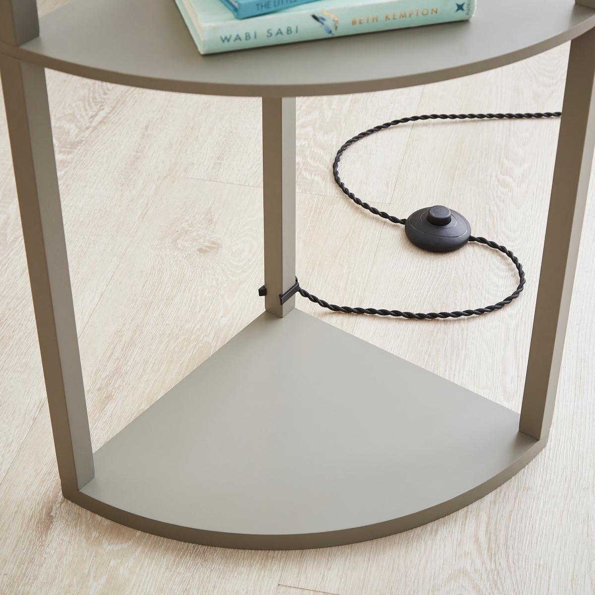 Keates Corner Shelved Floor Lamp Mole (Brown) – image 4