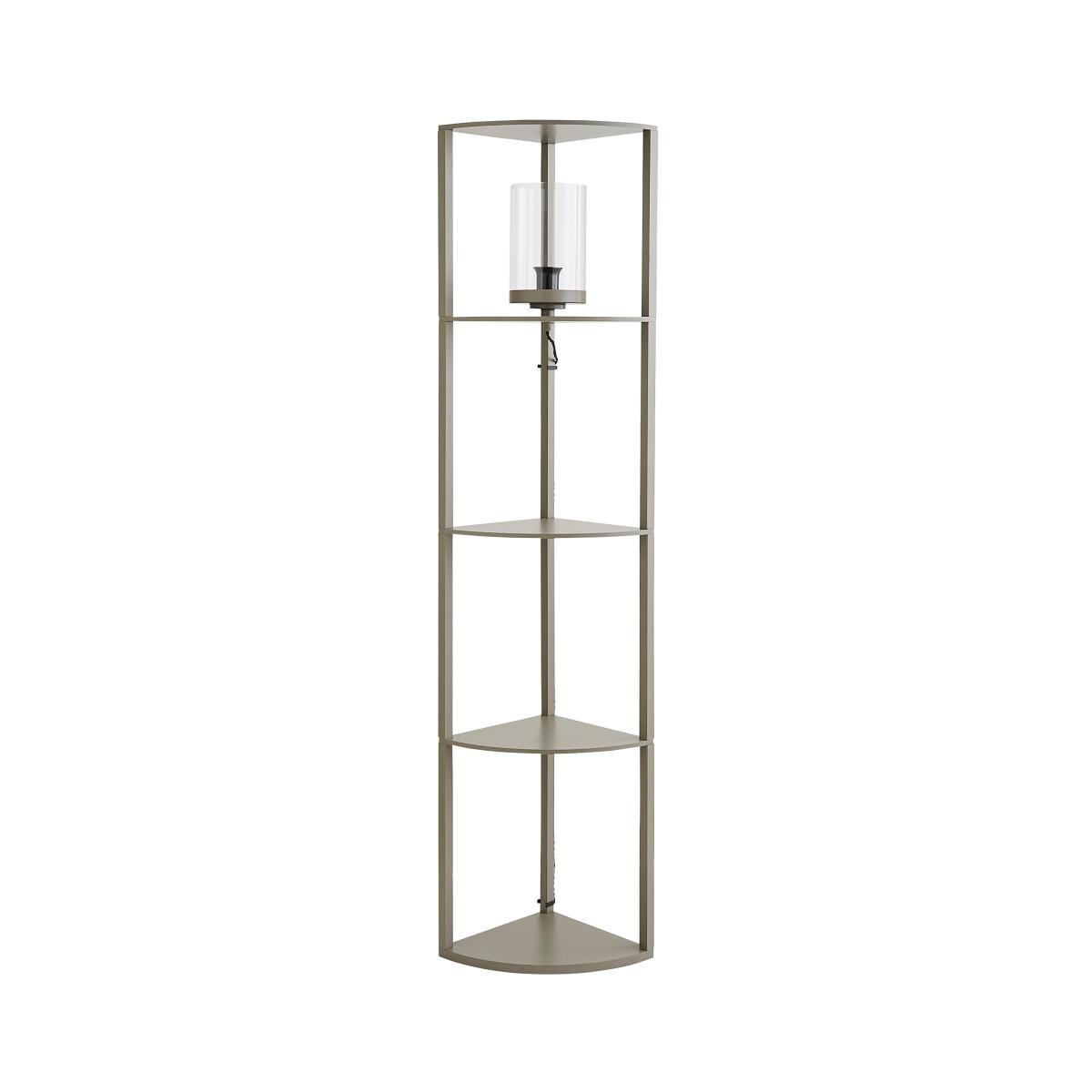 Keates Corner Shelved Floor Lamp Mole (Brown) – image 7