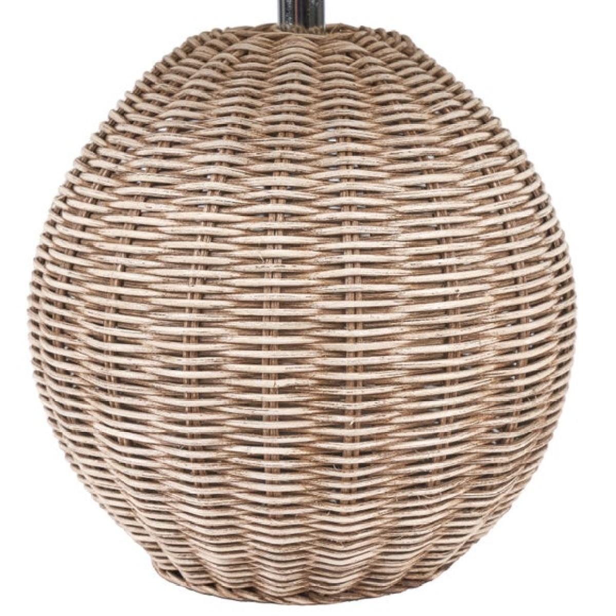 Return - Raffles Rattan Table Lamp – image 3