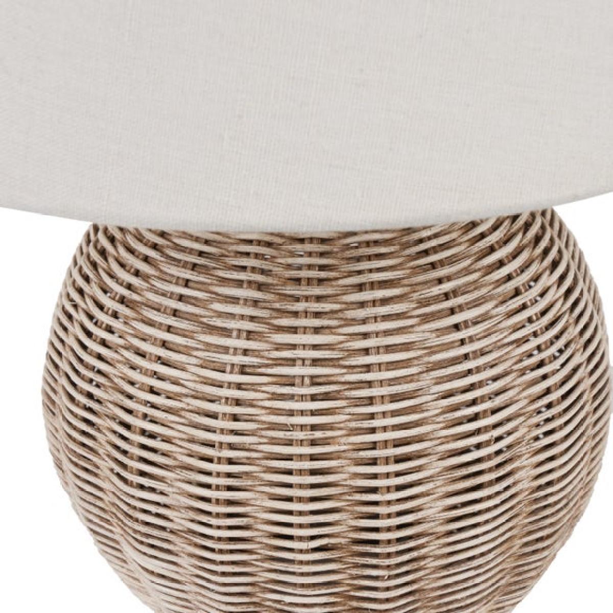 Return - Raffles Rattan Table Lamp – image 4