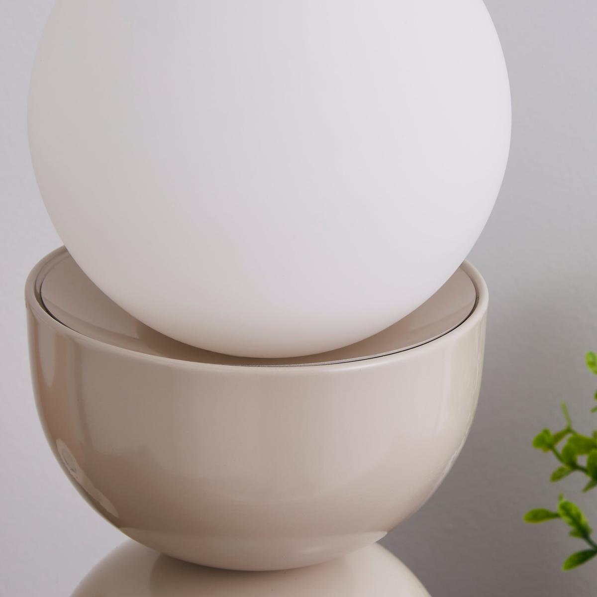 Elements Lunebar Touch Table Lamp White Sand – image 3