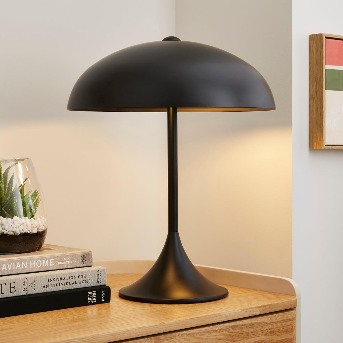 Elements Lennon Industrial Table Lamp Black – image 2
