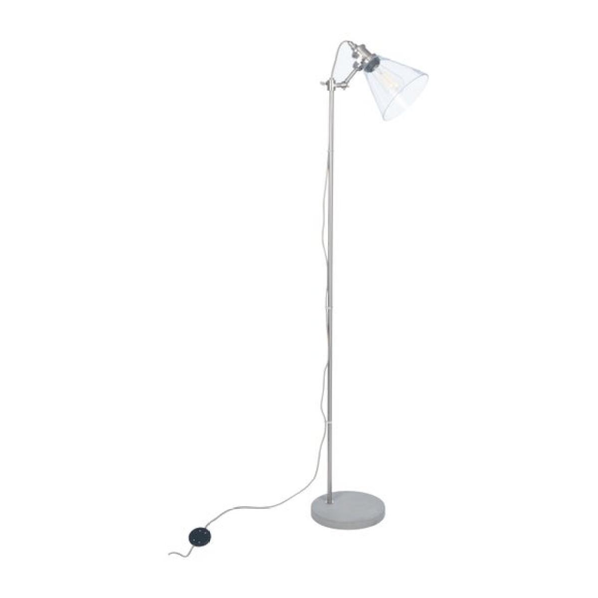 Return - Chaplin Concrete & Brushed Chrome Floor Lamp – image 2