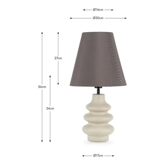 Pacific Lifestyle Aylin Gourd Ceramic Table Lamp – image 10