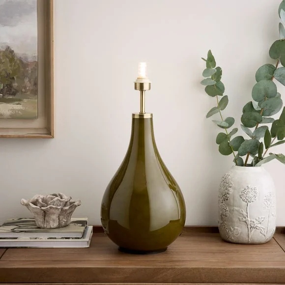 FlexiCell Rechargeable Touch Dimmable Teardrop Table Lamp Base – image 1