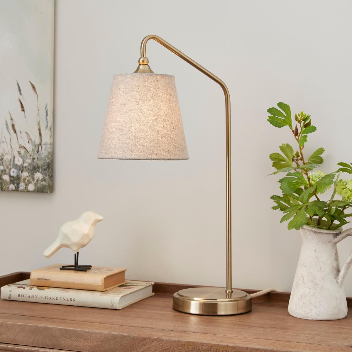 Enid Metal Table Lamp Gold – image 2