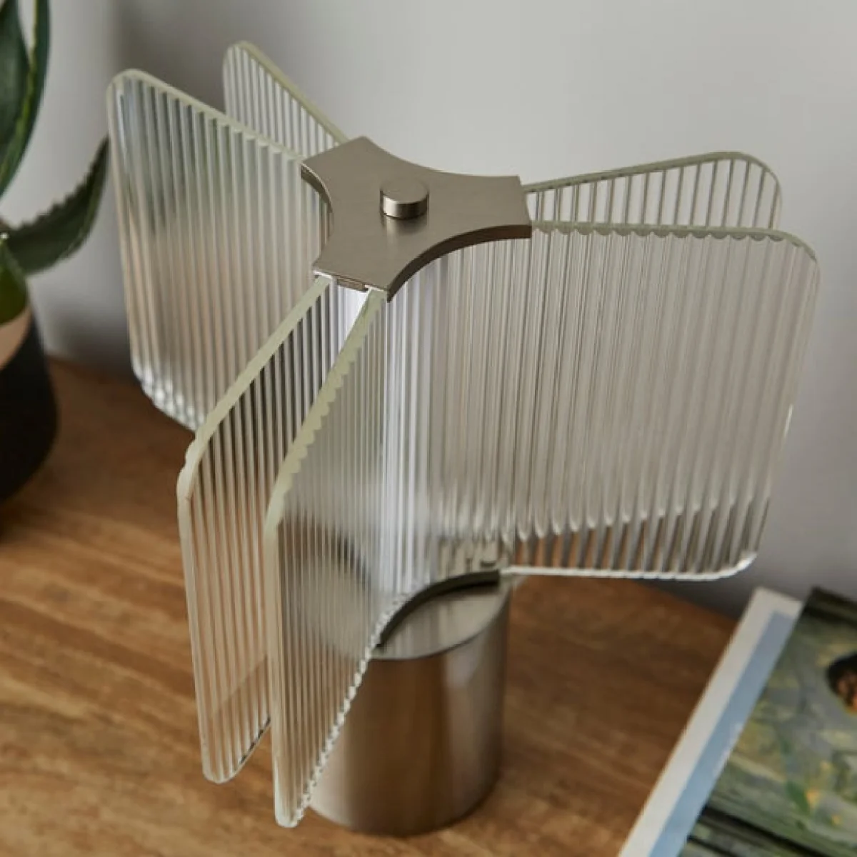 Milan Ribbed Touch Dimmable LED Table Lamp – image 3
