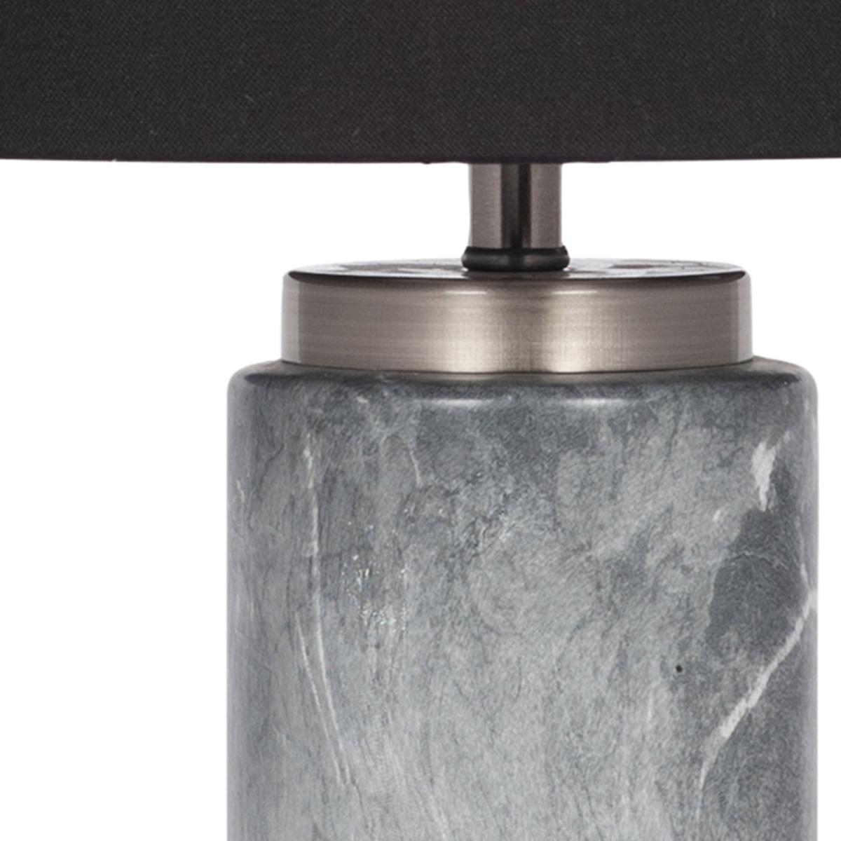 Return - Carrara Grey Tall Table Lamp – image 4