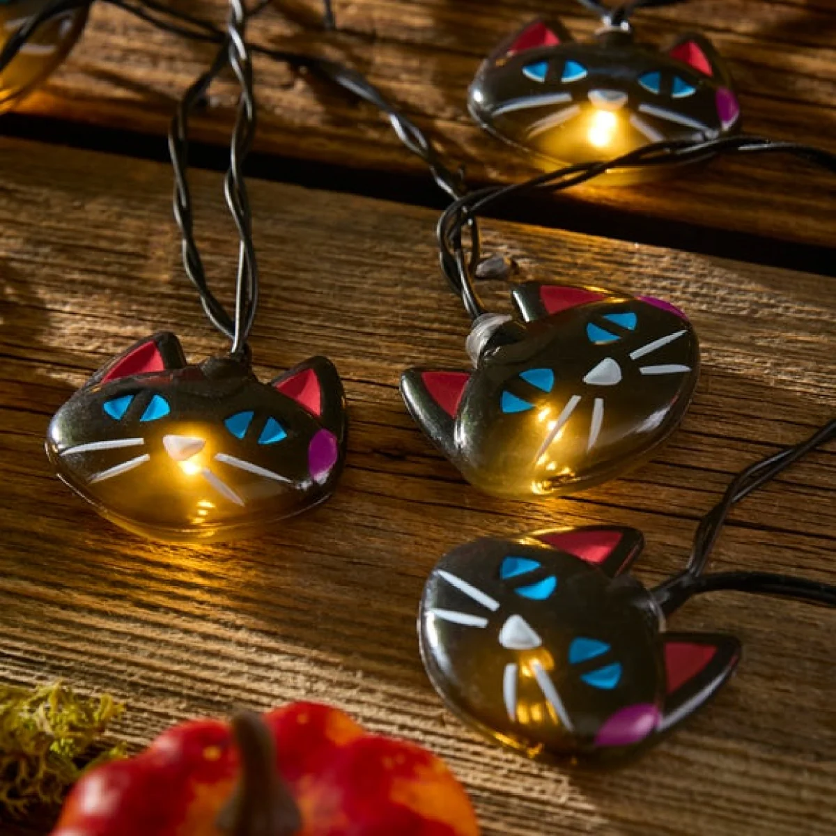 10 Matoen Black Cat Halloween Mini String Lights – image 2