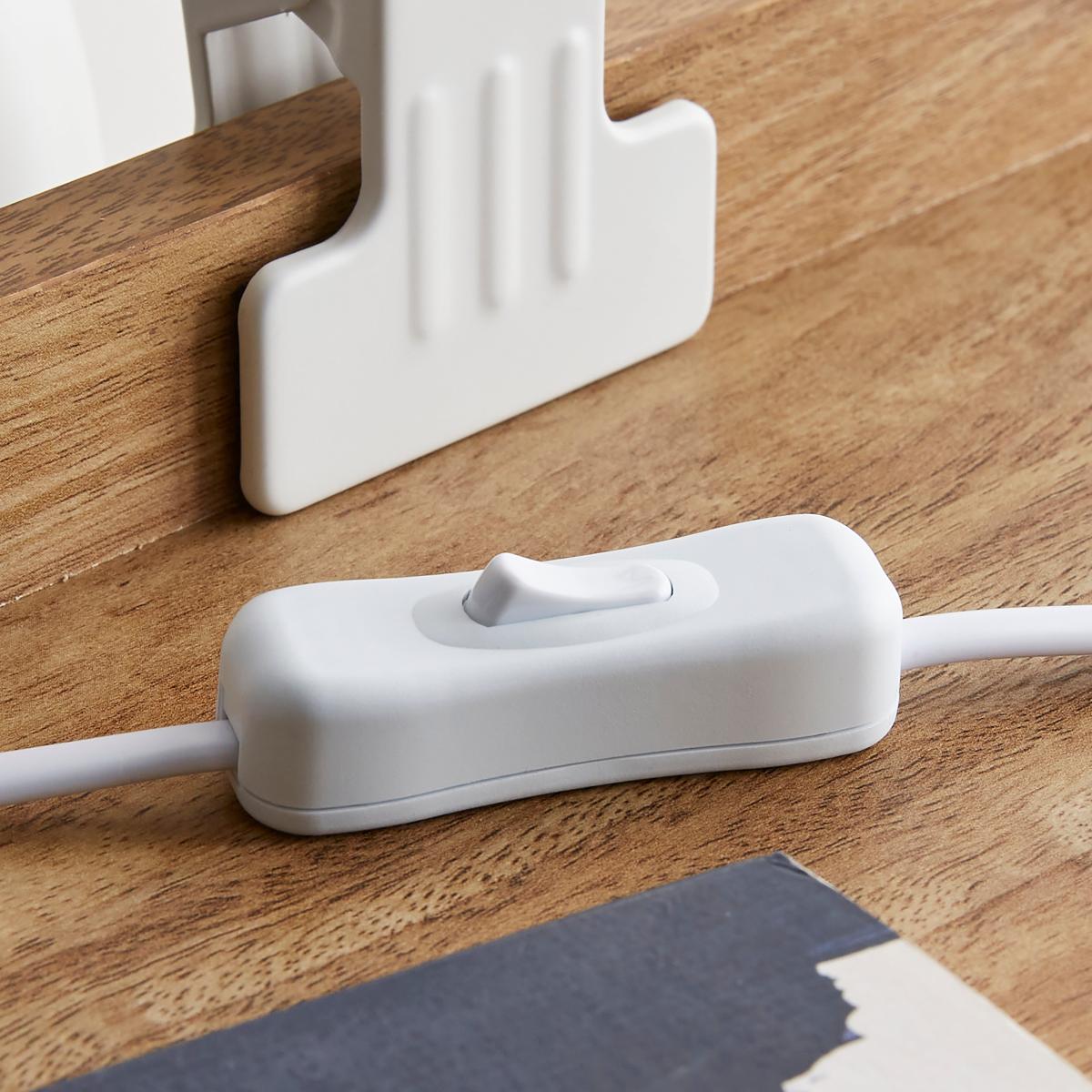 Imi Metal Adjustable Clip-on Task Table Lamp White – image 4