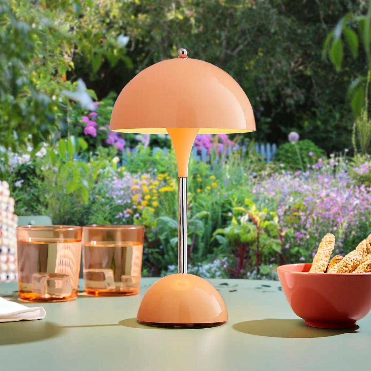 Kaoda Rechargeable Outdoor Touch Dimmable Table Lamp Apricot – image 5