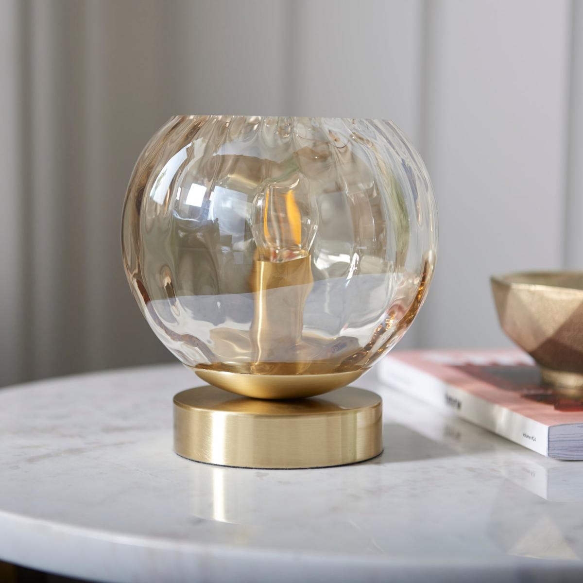 Return - Vogue Arkoma Glass Table Lamp – image 2