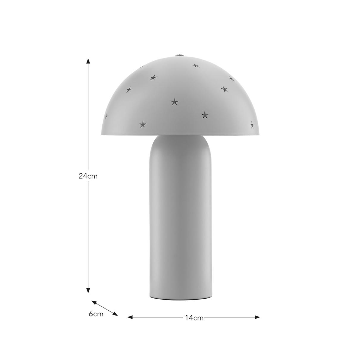 Portable Star Rechargeable Touch Dimmable Table Lamp Mint (Green) – image 5