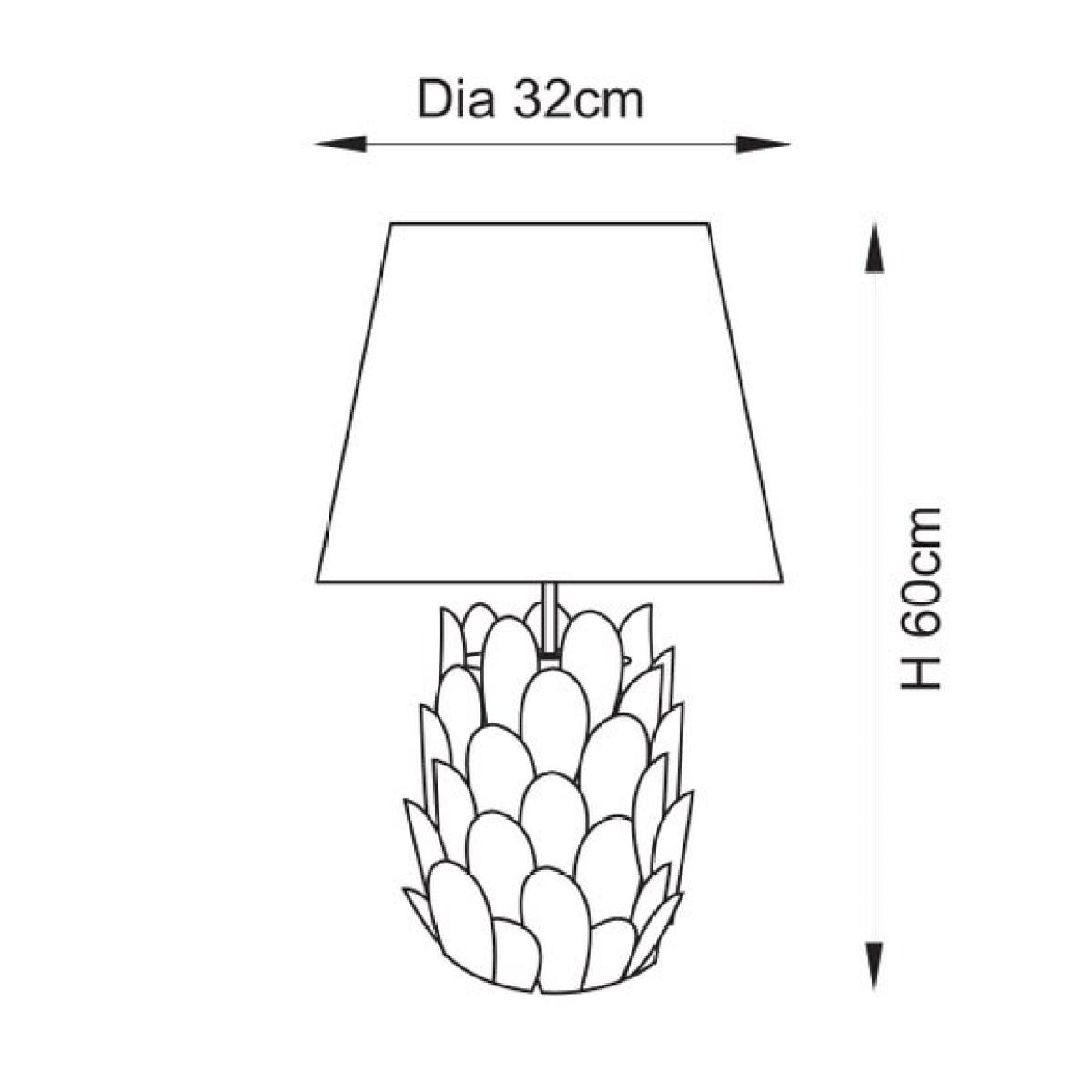 Vogue Tiered Leafs Table Lamp – image 5